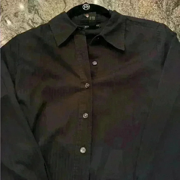Black Club Monaco Fitted Button Down - Picture 2 of 5
